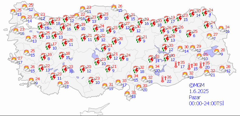 Meteoroloji ve İçişleri Bakanlığı'ndan 11 il için alarm: Çok kuvvetli gelecek! - 5. Resim