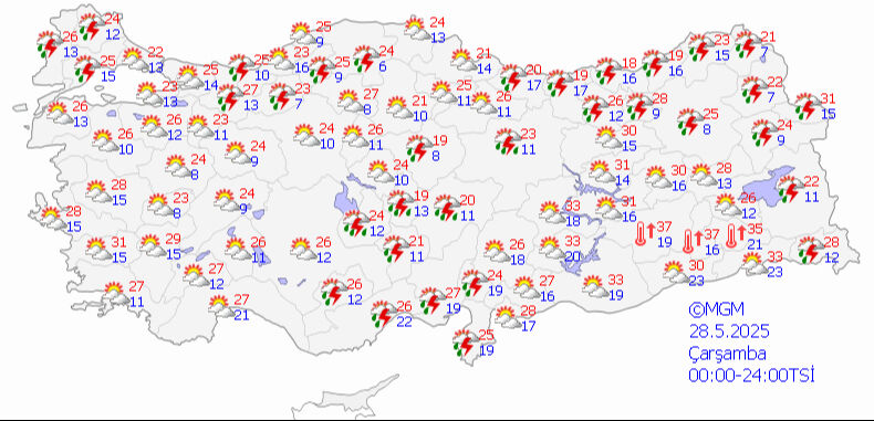 Meteoroloji ve İçişleri Bakanlığı'ndan 11 il için alarm: Çok kuvvetli gelecek! - 1. Resim