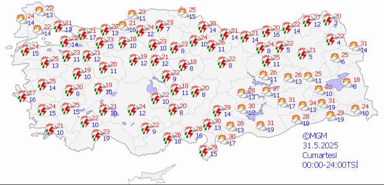 Meteoroloji ve İçişleri Bakanlığı'ndan 11 il için alarm: Çok kuvvetli gelecek! - 4. Resim