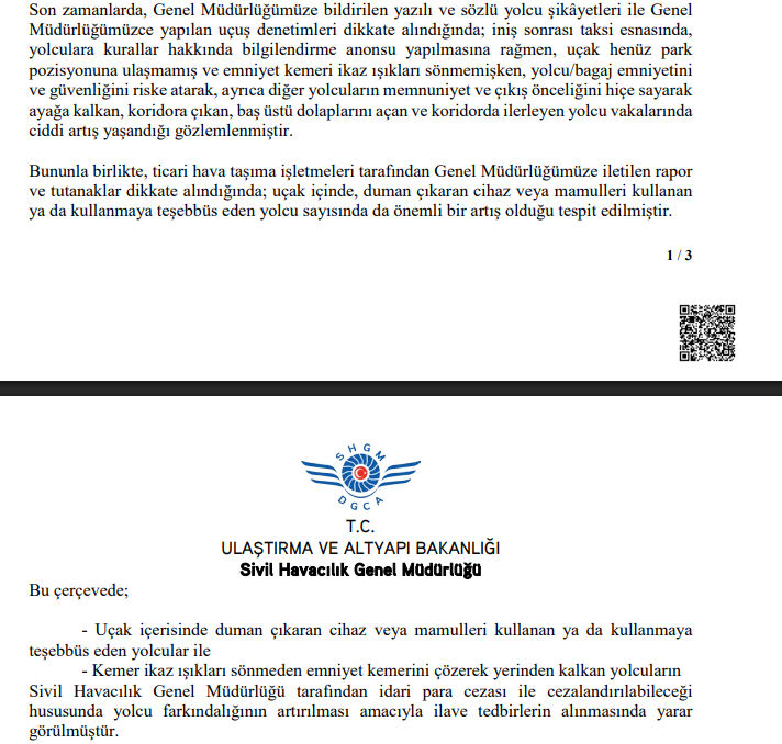 Uçak yolculuğunda yeni dönem! Uçak inmeden emniyeti kemerini açanlara ceza kesilecek Uçak yolculuğunda yeni dönem! Uçak inmeden emniyeti kemerini açanlara ceza kesilecek - 2. Resim