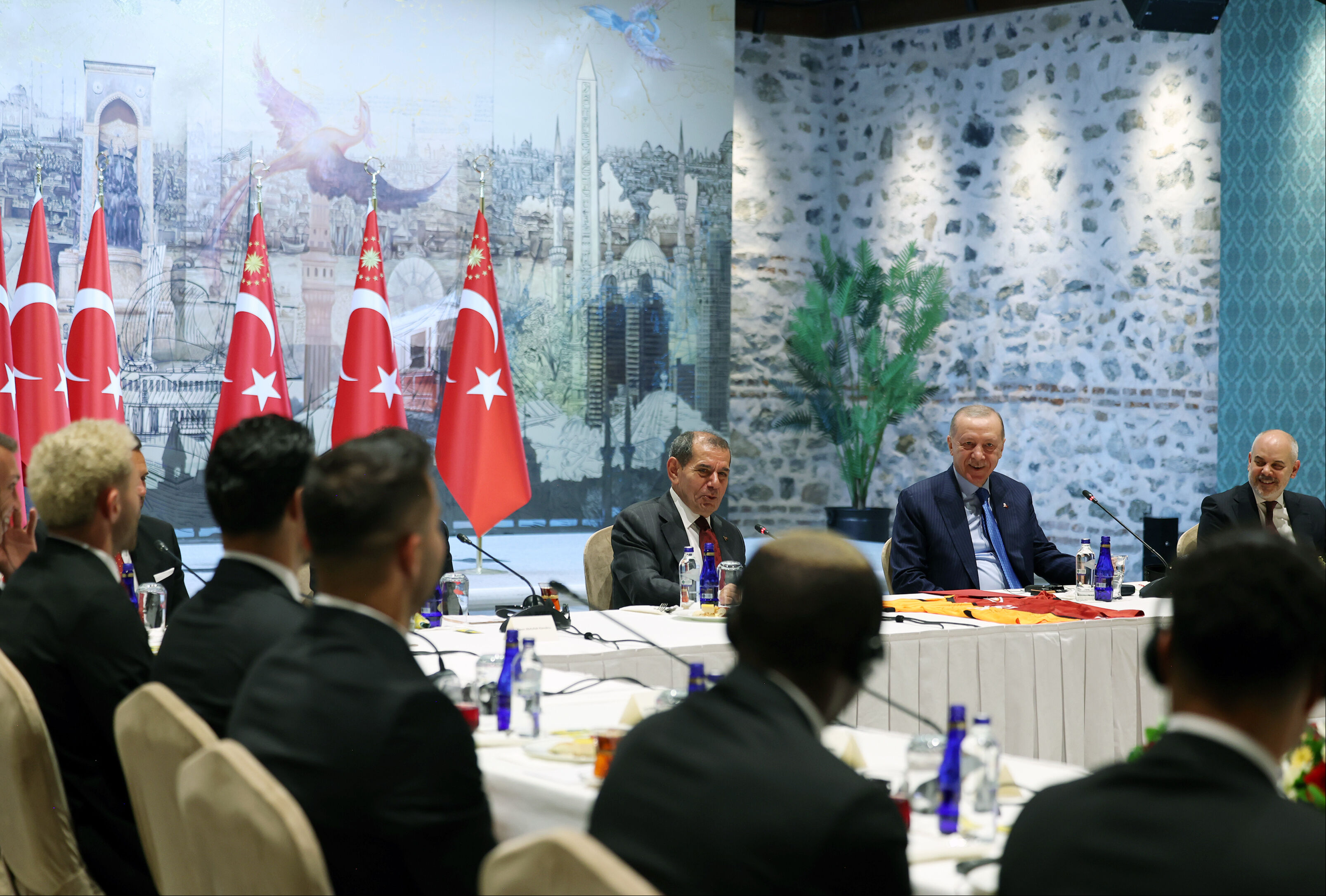 Cumhurbaşkanı Erdoğan, şampiyon Galatasaray'ı kabul etti - 3. Resim