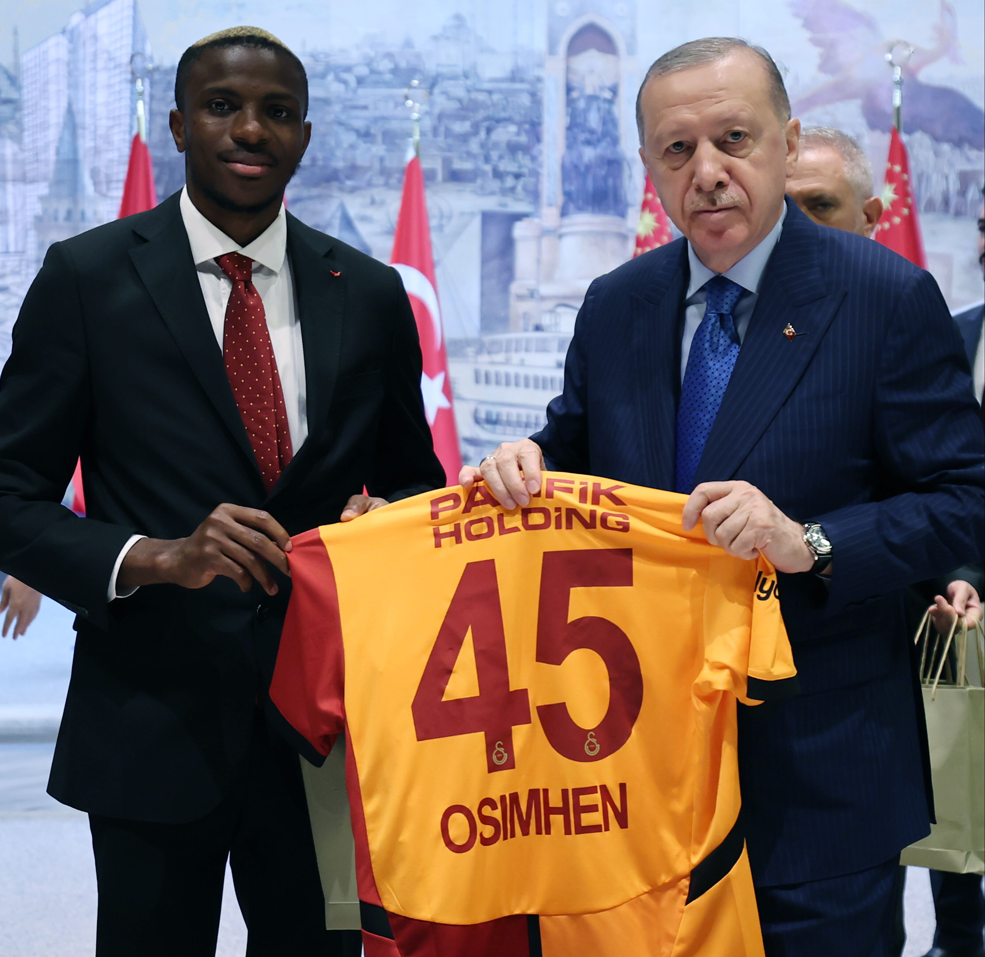 Cumhurbaşkanı Erdoğan, şampiyon Galatasaray'ı kabul etti - 2. Resim