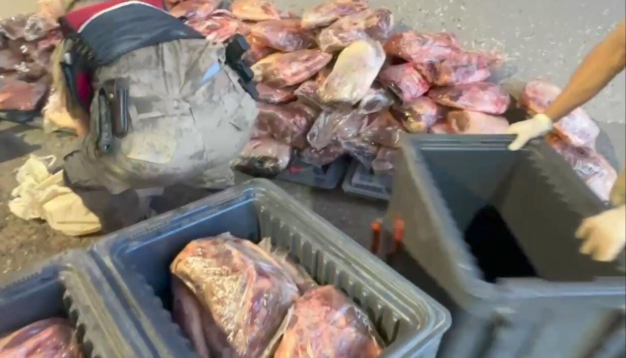 Hepsini vatandaşa yedireceklerdi! Yaklaşık 2 ton et ele geçirildi, görüntü mide bulandırdı - 1. Resim