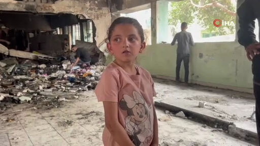 İsrail'in okul saldırısından alevler içinde yürüyerek çıktı! 5 yaşındaki Ward: Nasıl hayatta kaldım bilmiyorum - 2. Resim