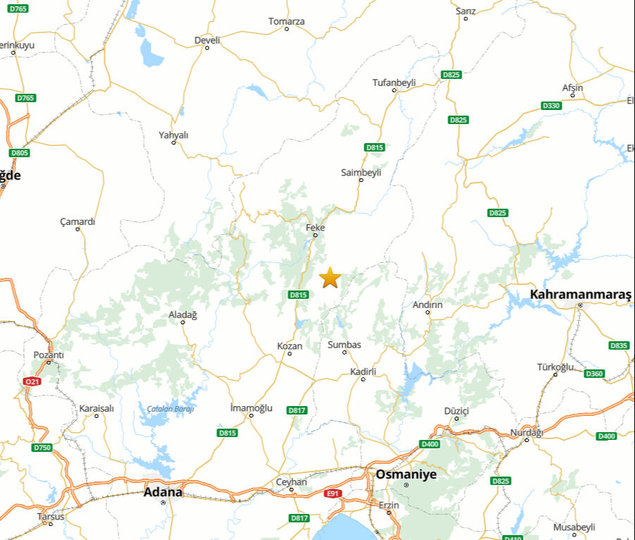 Malatya'dan sonra Adana'da da son dakika bir deprem oldu - 1. Resim