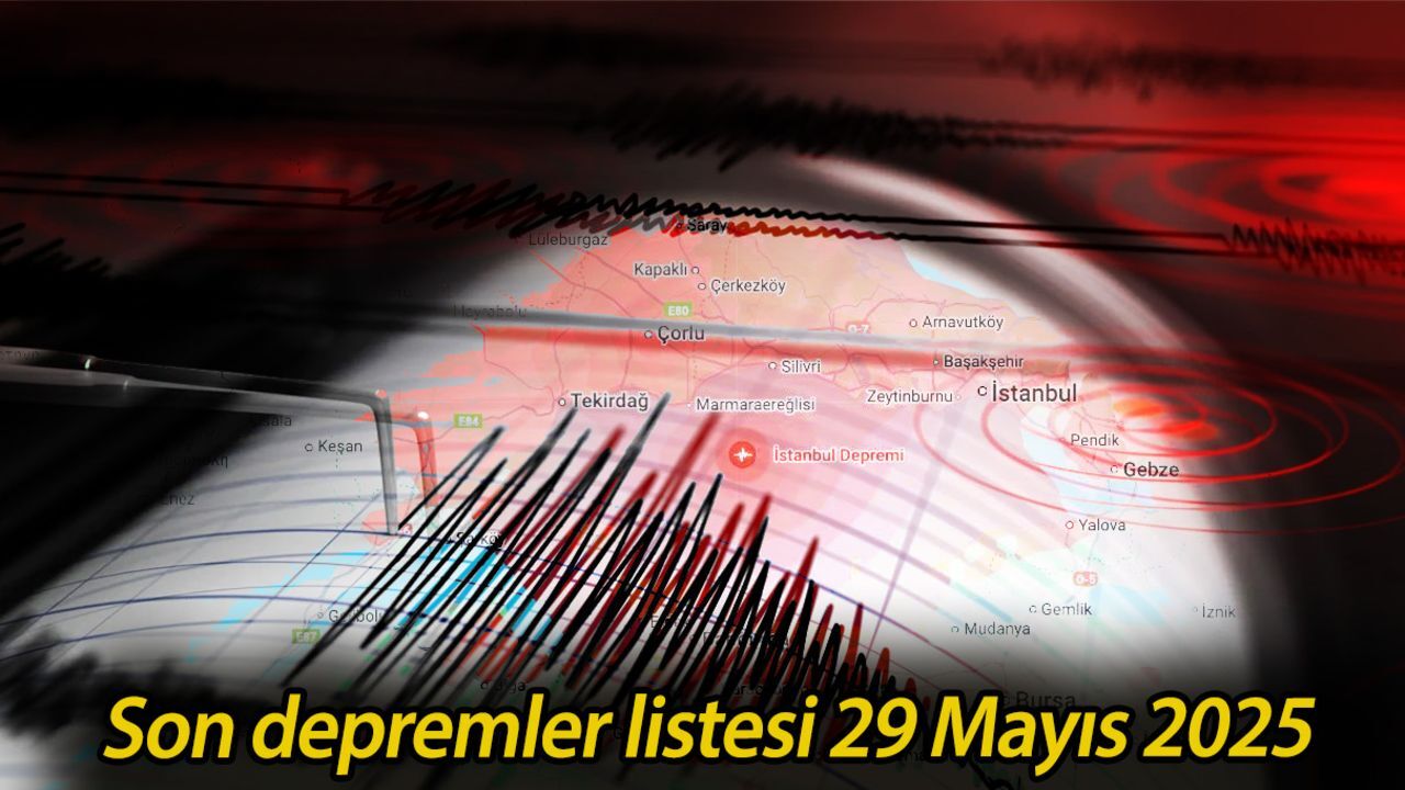 Son depremler listesi 29 Mayıs 2025: 29 Mayıs 2025 İstanbul'da, Ankara'da, İzmir'de deprem mi oldu? Son depremler listesi 29 Mayıs 2025: 29 Mayıs 2025 İstanbul'da, Ankara'da, İzmir'de deprem mi oldu?
