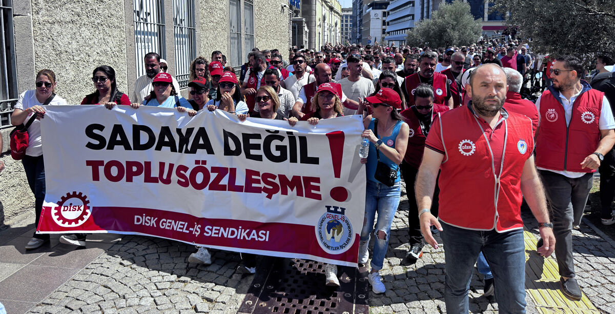 İzmir'de grev ikinci gününde! Binlerce belediye işçisinden yürüyüş: Hizmetler aksıyor - 4. Resim