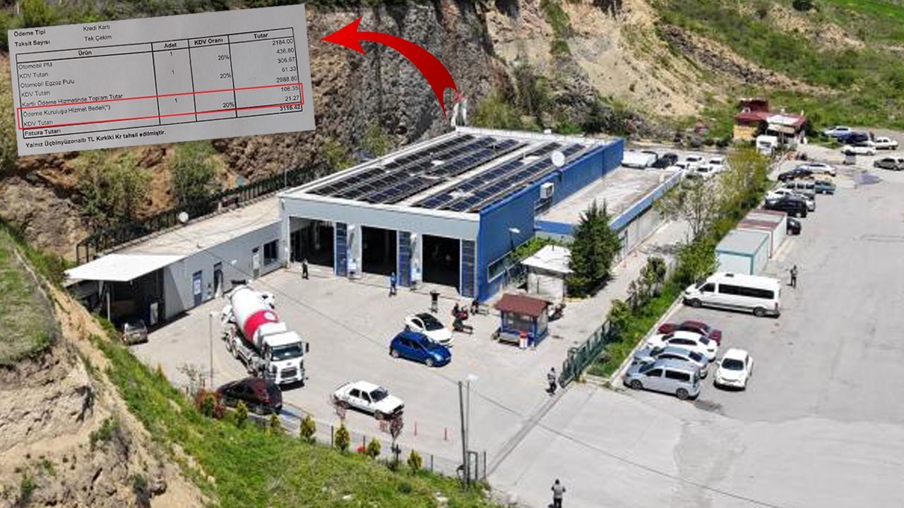 TÜVTÜRK'te tepki çeken 'komisyon' uygulaması! Faturada yazanı gören telefona sarıldı TÜVTÜRK'te tepki çeken 'komisyon' uygulaması! Faturada yazanı gören telefona sarıldı