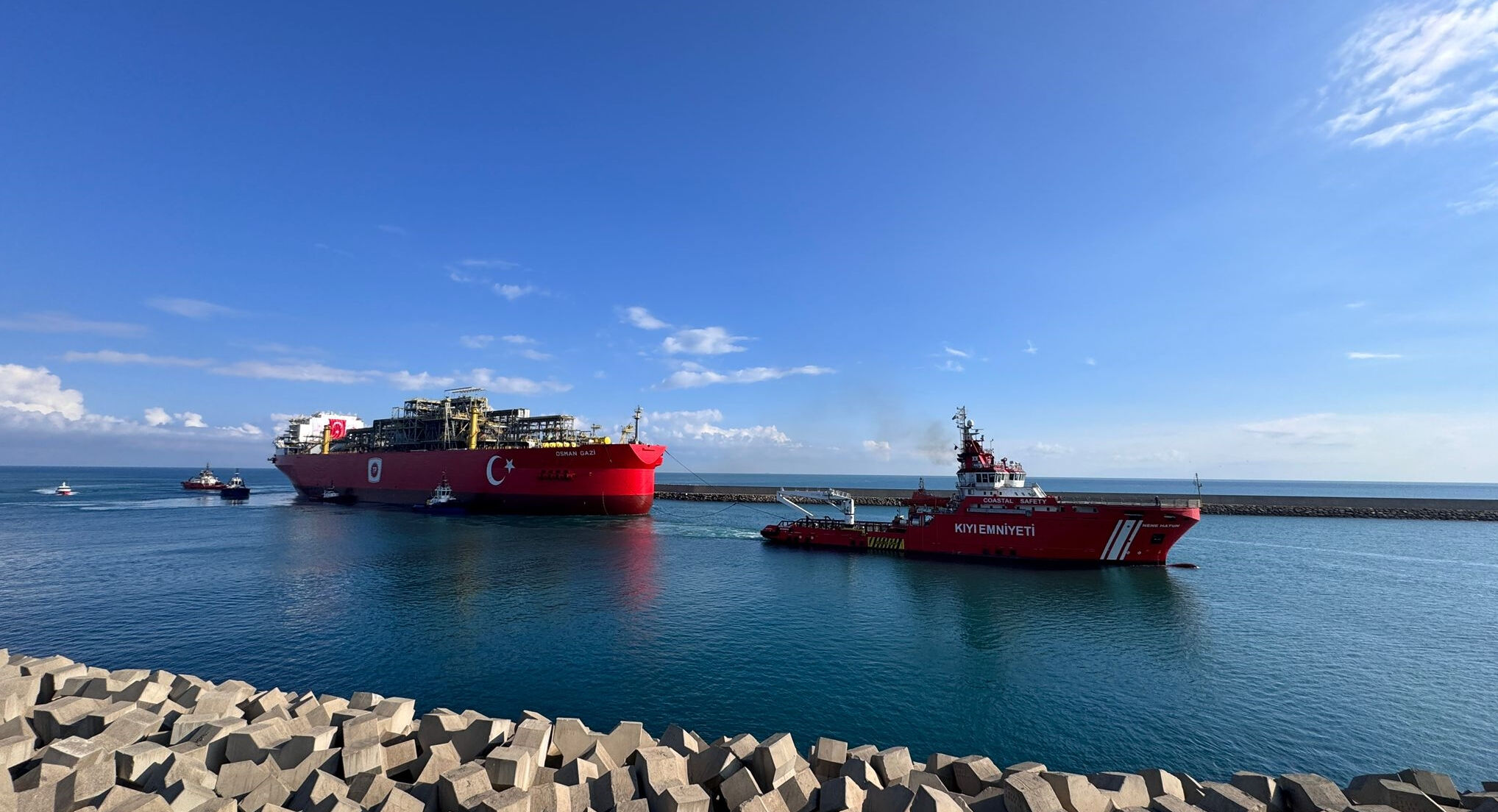 Cumhurbaşkanı Erdoğan selamlamıştı! Osman Gazi Filyos Limanı'nda - 1. Resim