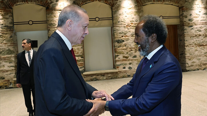 Cumhurbaşkanı Erdoğan, Somalili mevkidaşı Mahmud ile görüştü - 1. Resim