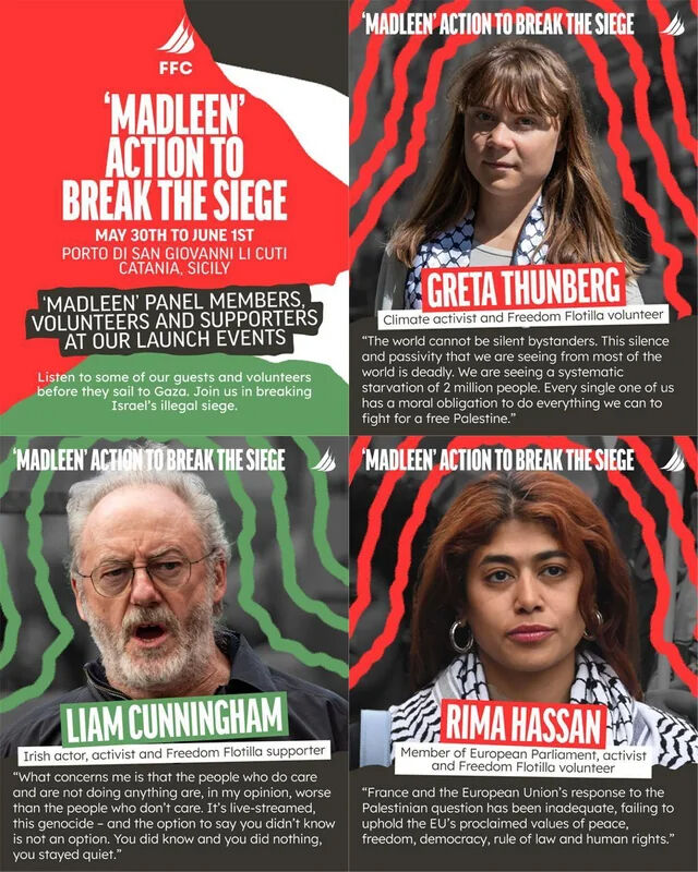 Game of Thrones’un “Davos”u Madleen gemisinde! Gazze ablukasını kırmak için yolculuk başlıyor - 1. Resim