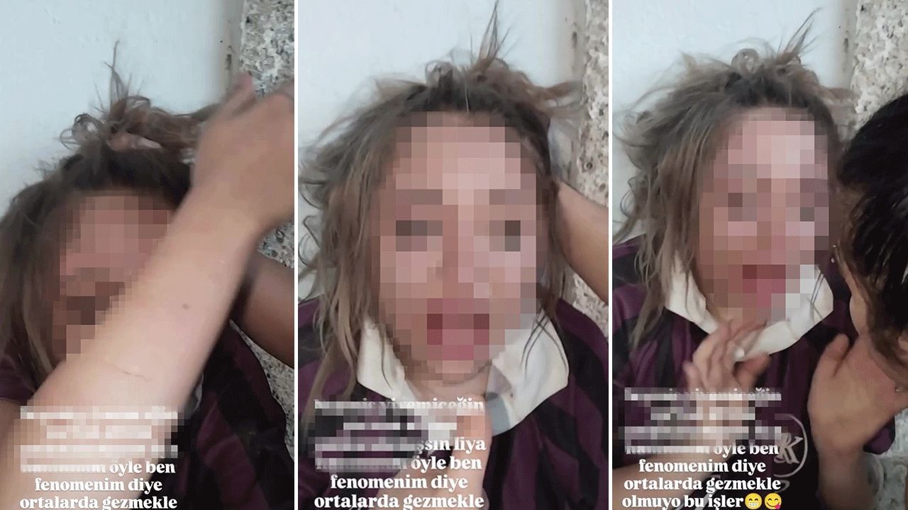  -Genç kızı darp edip sosyal medyada paylaştılar