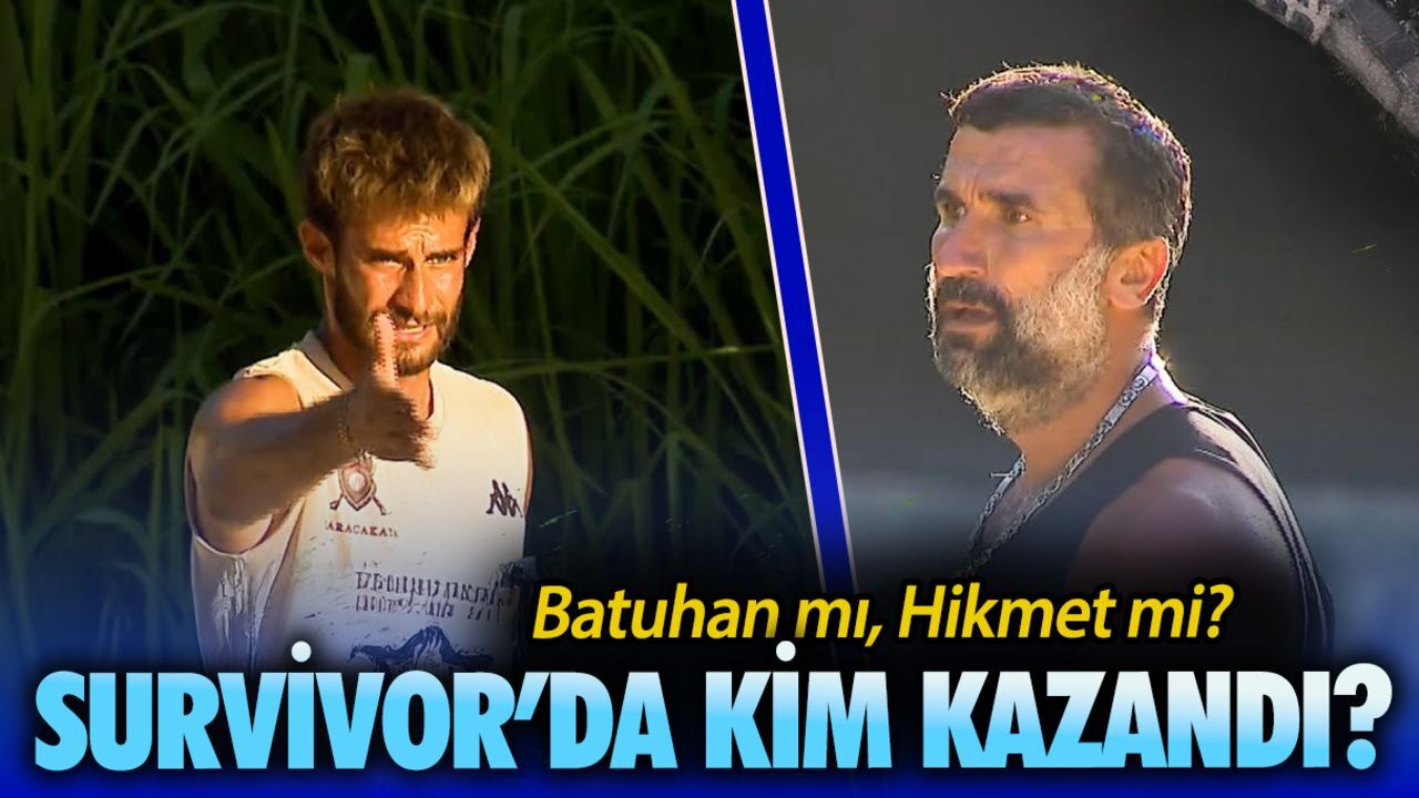 1 Haziran 2025 Pazar Survivor'da kim kazandı? Batuhan mı, Hikmet mi? Eleme potasındaki isim belli oldu 1 Haziran 2025 Pazar Survivor'da kim kazandı? Batuhan mı, Hikmet mi? Eleme potasındaki isim belli oldu