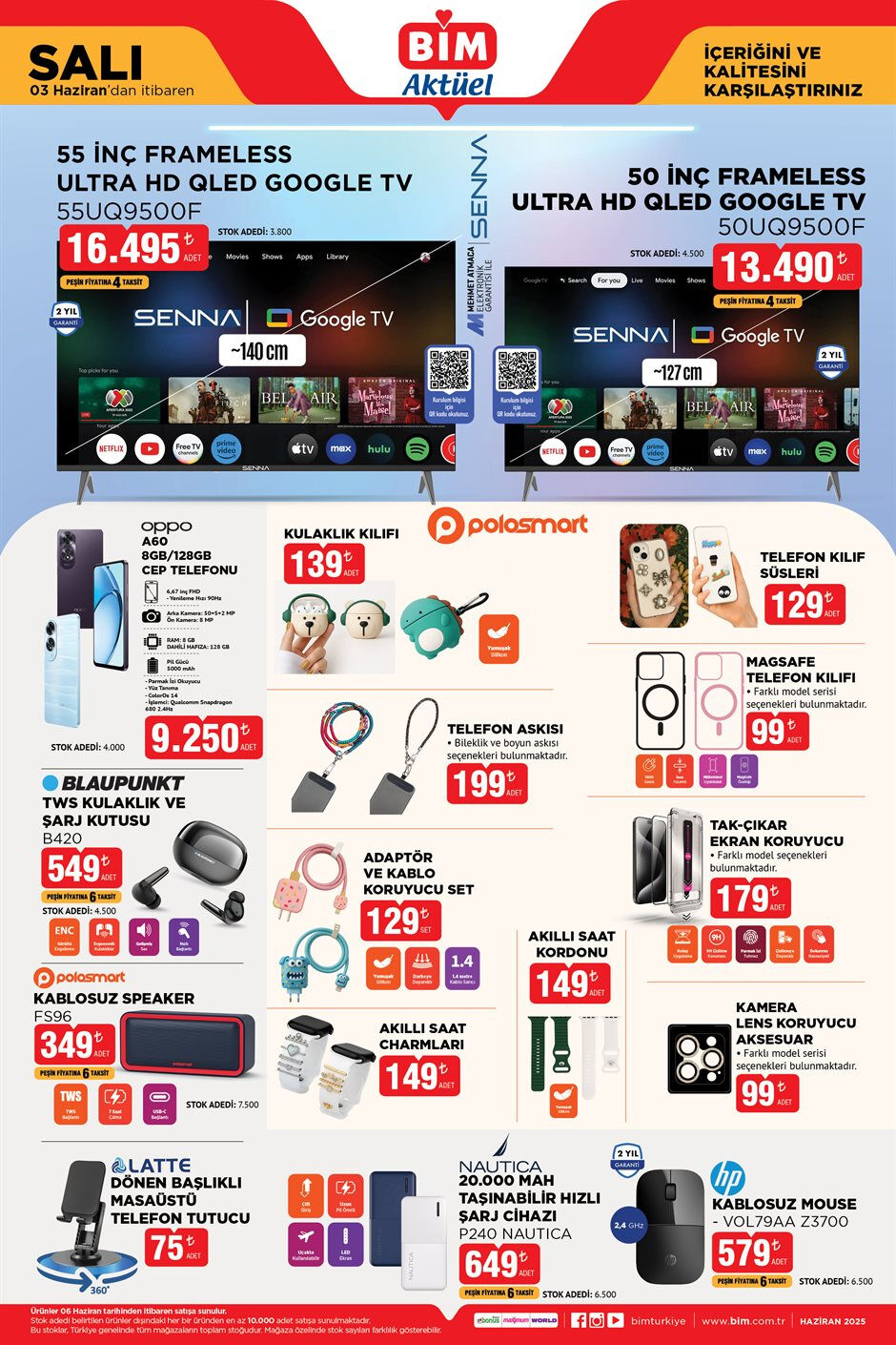 3 Haziran Salı BİM aktüel ürünler kataloğu! Klima, katlanır elektrikli bisiklet ve daha fazlası geliyor - 1. Resim