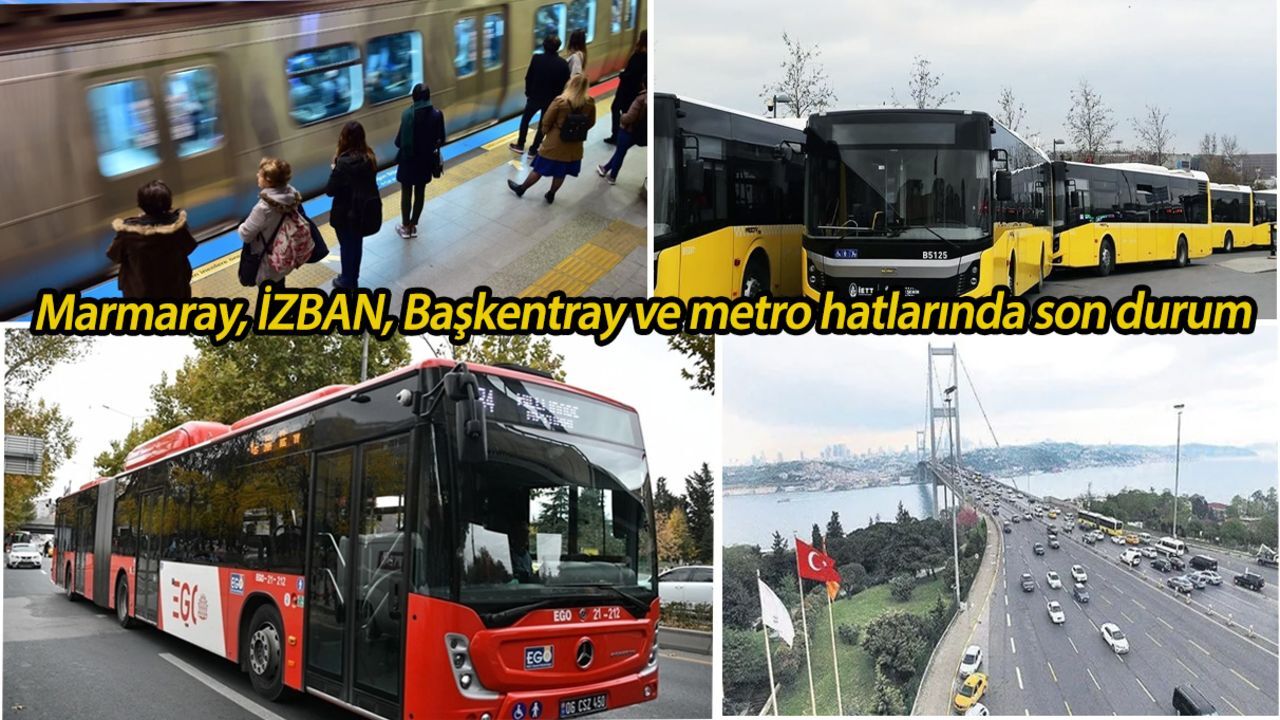 Kurban Bayramı’nda toplu taşıma ücretsiz mi? Marmaray, İZBAN, Başkentray ve metro hatlarında son durum
