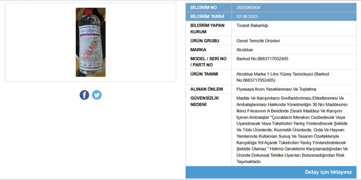 Ticaret Bakanlığı'ndan temizlik ürünlerine yasak! Bu ürünler toplatılıyor - 4. Resim