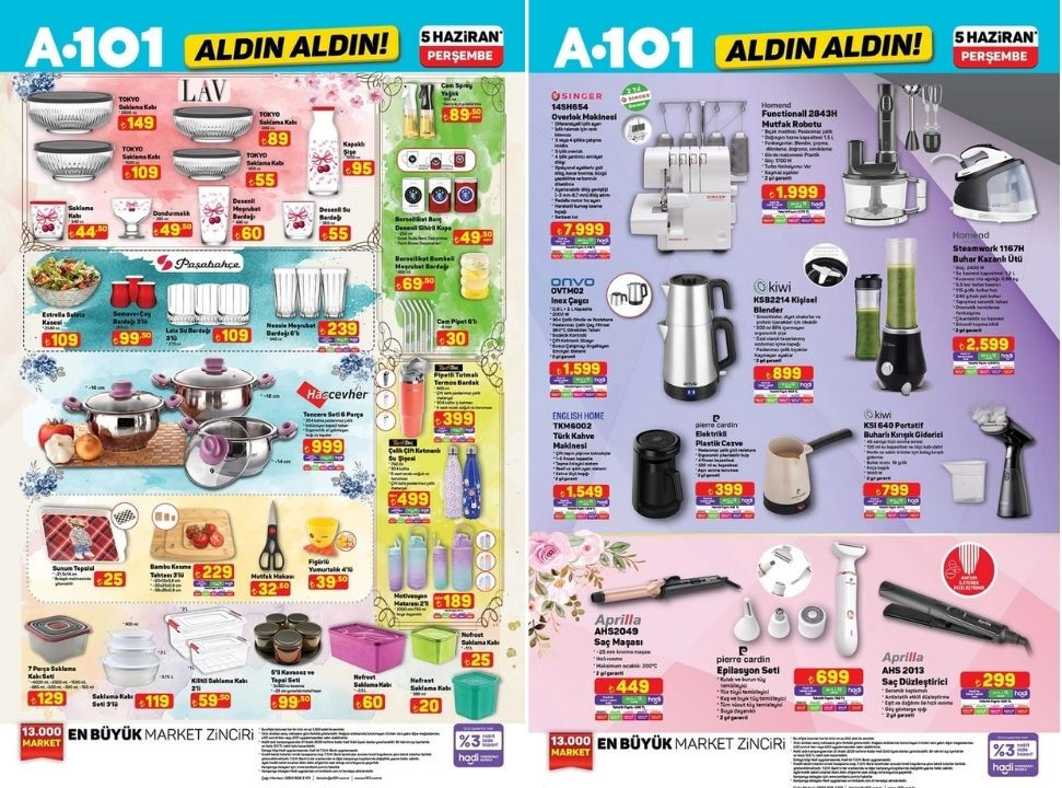 5 Haziran A101 Aktüel ürünler kataloğu! Şişme havuz, kano seti ve plaj ürünleri geliyor - 4. Resim