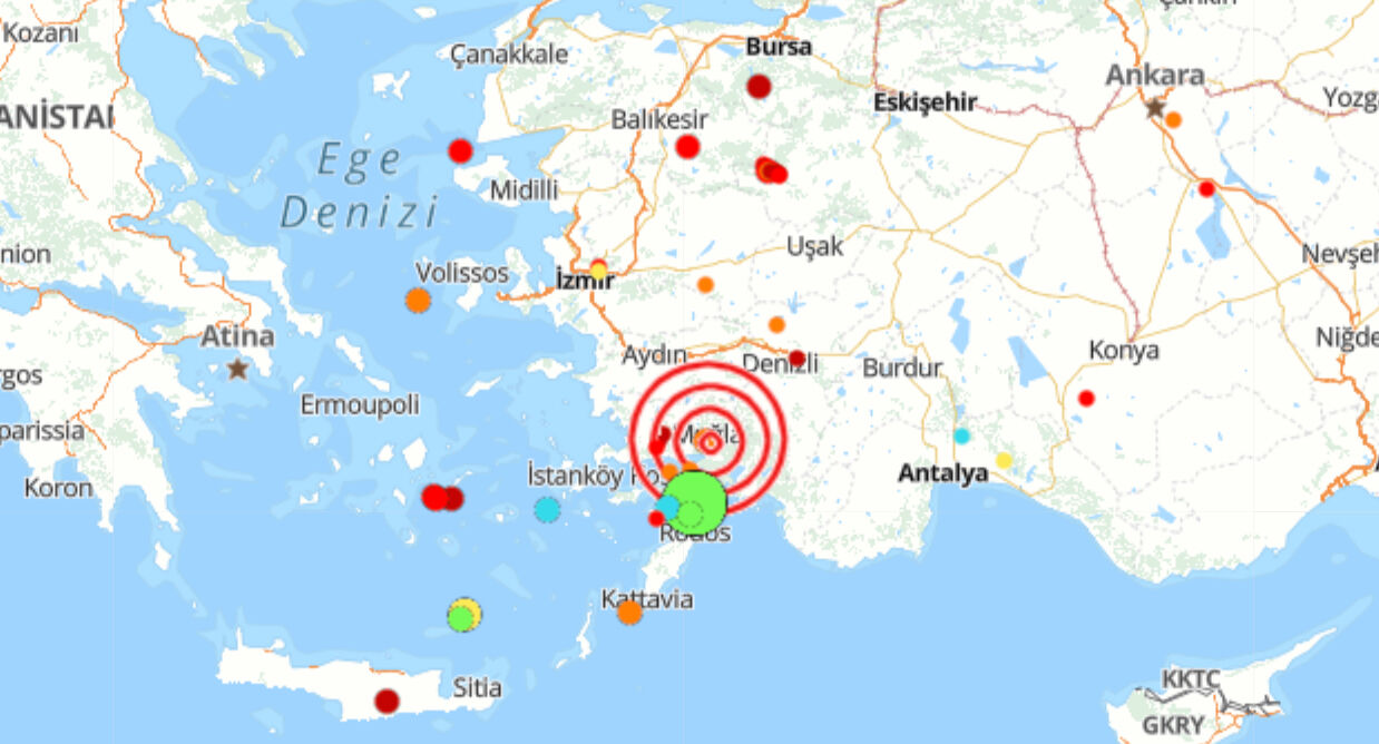 Antalya Alanya deprem son dakika! Akdeniz'de 5.8 büyüklüğünde deprem meydana geldi Antalya Alanya deprem son dakika! Akdeniz'de 5.8 büyüklüğünde deprem meydana geldi - 2. Resim