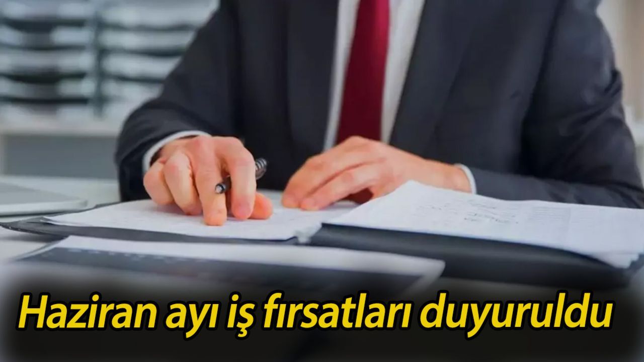 Haziran ayı iş fırsatları duyuruldu! Kamuya hangi kadrolar açıldı, başvuru şartları neler? Haziran ayı iş fırsatları duyuruldu! Kamuya hangi kadrolar açıldı, başvuru şartları neler?