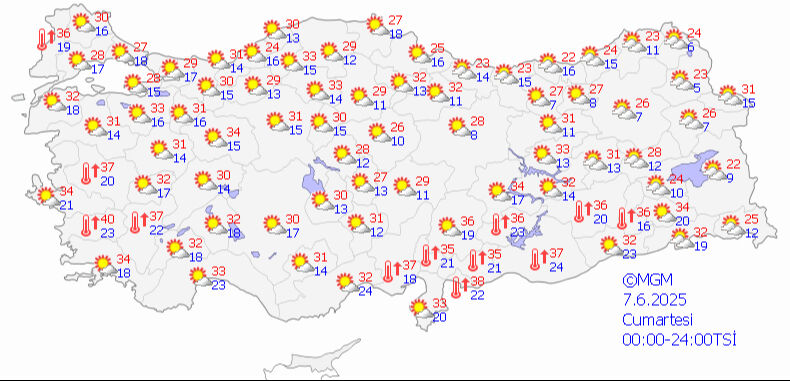 Kurban Bayramı'nda hava nasıl olacak? Meteoroloji uyardı, bu şehirler kavrulacak - 4. Resim