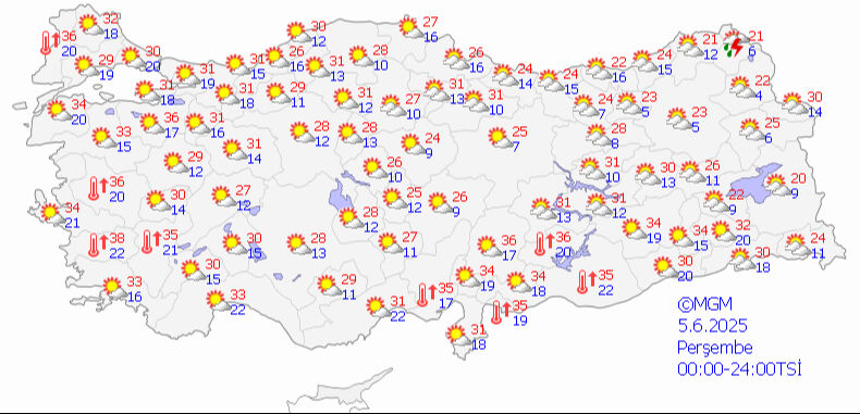 Kurban Bayramı'nda hava nasıl olacak? Meteoroloji uyardı, bu şehirler kavrulacak - 2. Resim