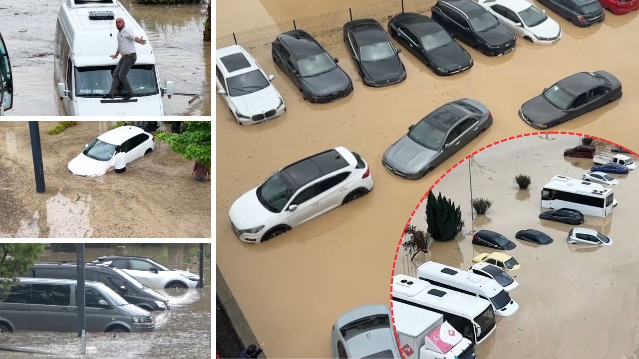  -Felaketi yaşıyorlar! Yollar göl oldu bir kişi kayıp 