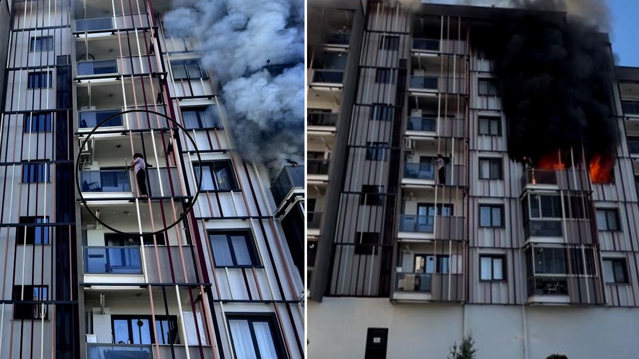 Çanakkale'de can pazarı! Sitede yangın çıktı, insanlar pencerelerde kurtarılmayı bekledi Çanakkale'de can pazarı! Sitede yangın çıktı, insanlar pencerelerde kurtarılmayı bekledi