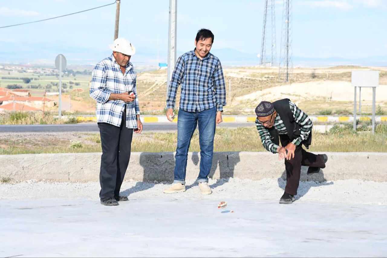 Orta Asya'dan geldiler, TOKİ'ye pist yaptılar! Kırgızlar Türk dünyasının milli oyununu Yozgat'a taşıdı - 2. Resim