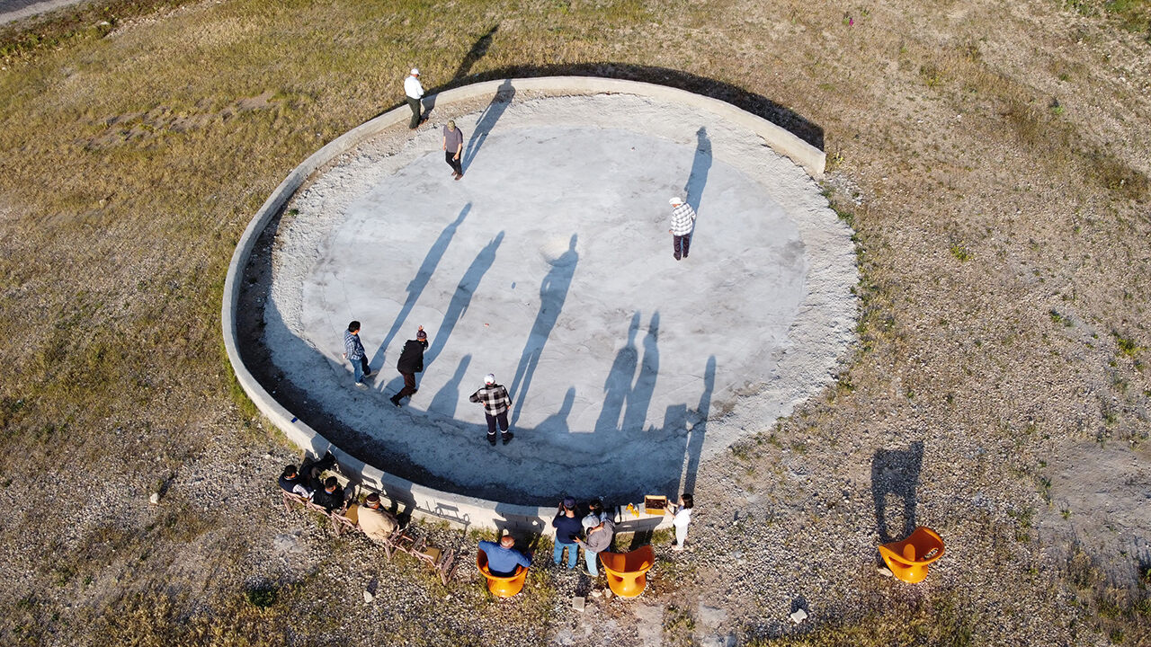 Orta Asya'dan geldiler, TOKİ'ye pist yaptılar! Kırgızlar Türk dünyasının milli oyununu Yozgat'a taşıdı - 4. Resim