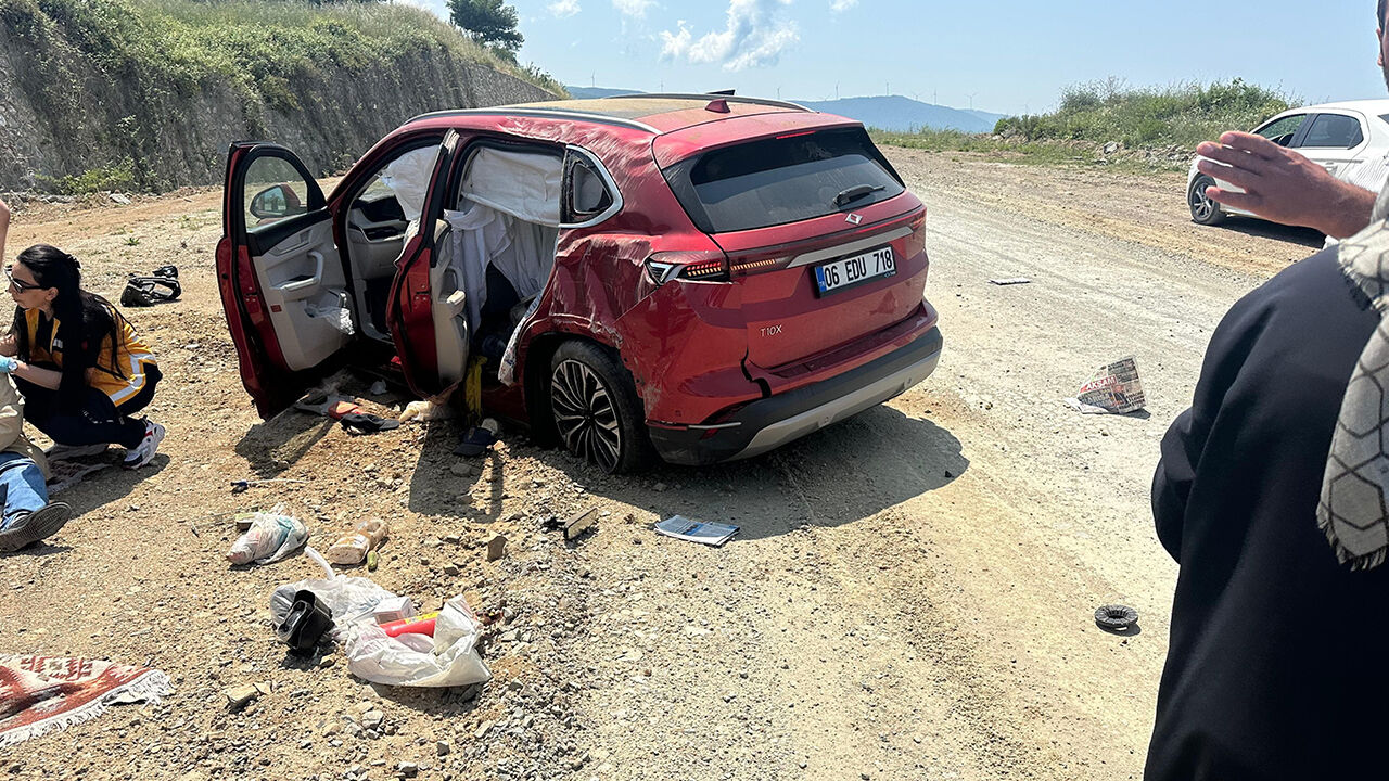 Togg 4 metre yükseklikten uçarak takla attı! İşte son hali - 5. Resim