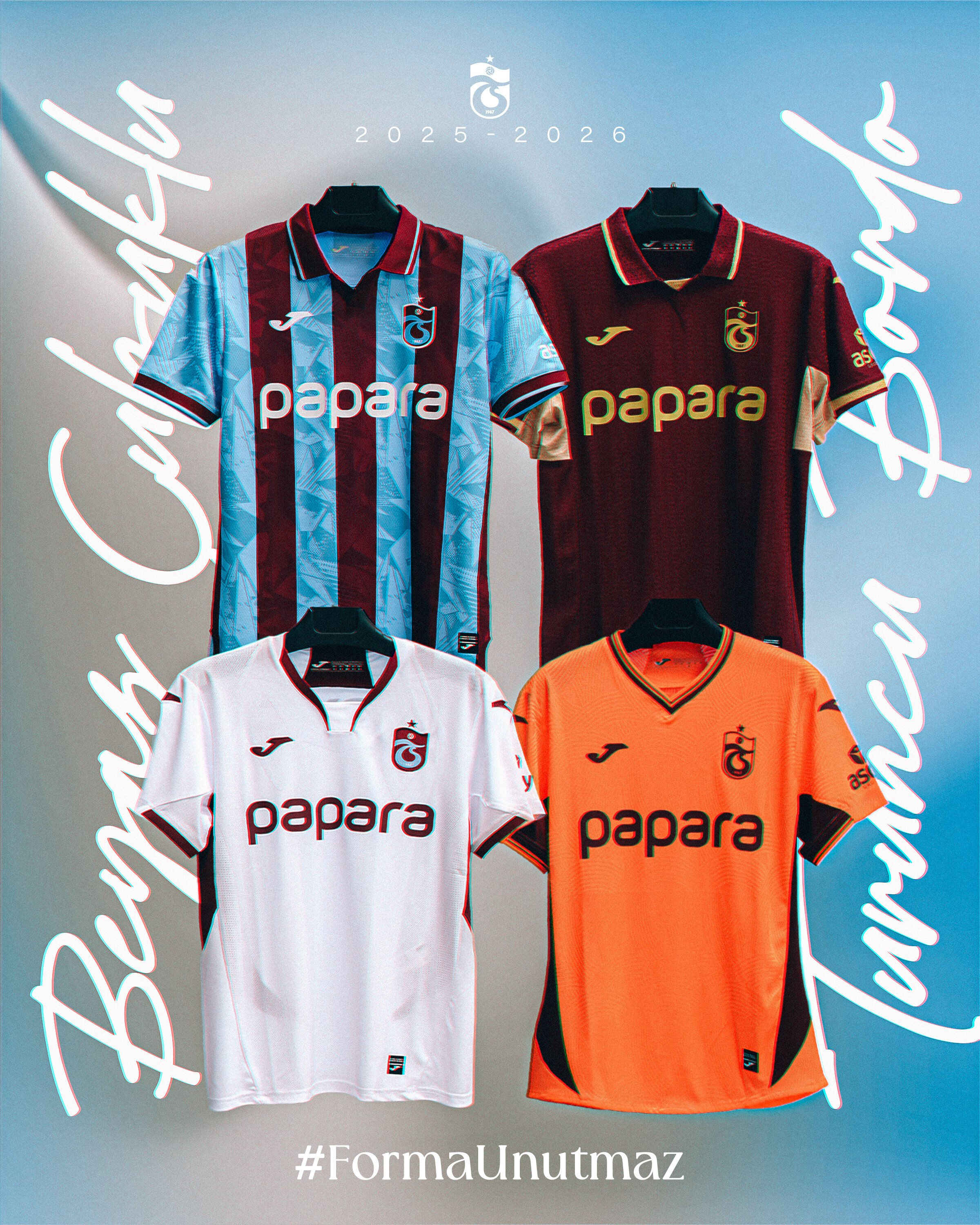 Trabzonspor'un 2025-2026 sezonu formaları tanıtıldı! - 1. Resim