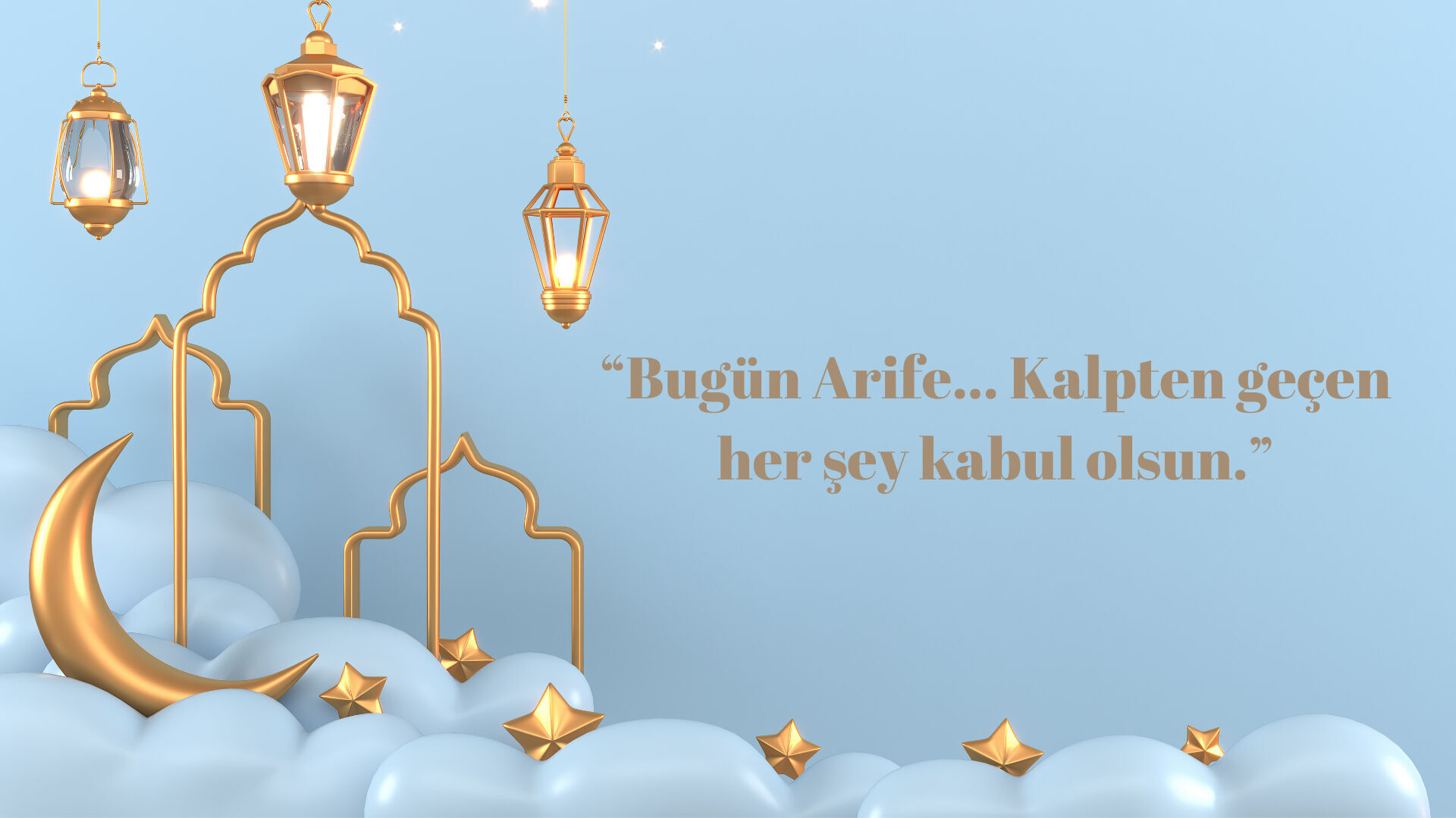 Arife günü mesajları! Aileye akrabaya arkadaşa kısa, anlamı ve resimli mesajlar - 1. Resim