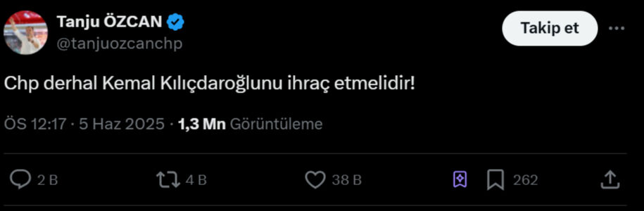 CHP'de 'Kılıçdaroğlu' kavgası! Tanju Özcan'ın  CHP'de 'Kılıçdaroğlu' kavgası! Tanju Özcan'ın
