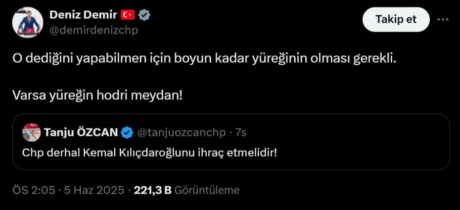 CHP'de 'Kılıçdaroğlu' kavgası! Tanju Özcan'ın  CHP'de 'Kılıçdaroğlu' kavgası! Tanju Özcan'ın