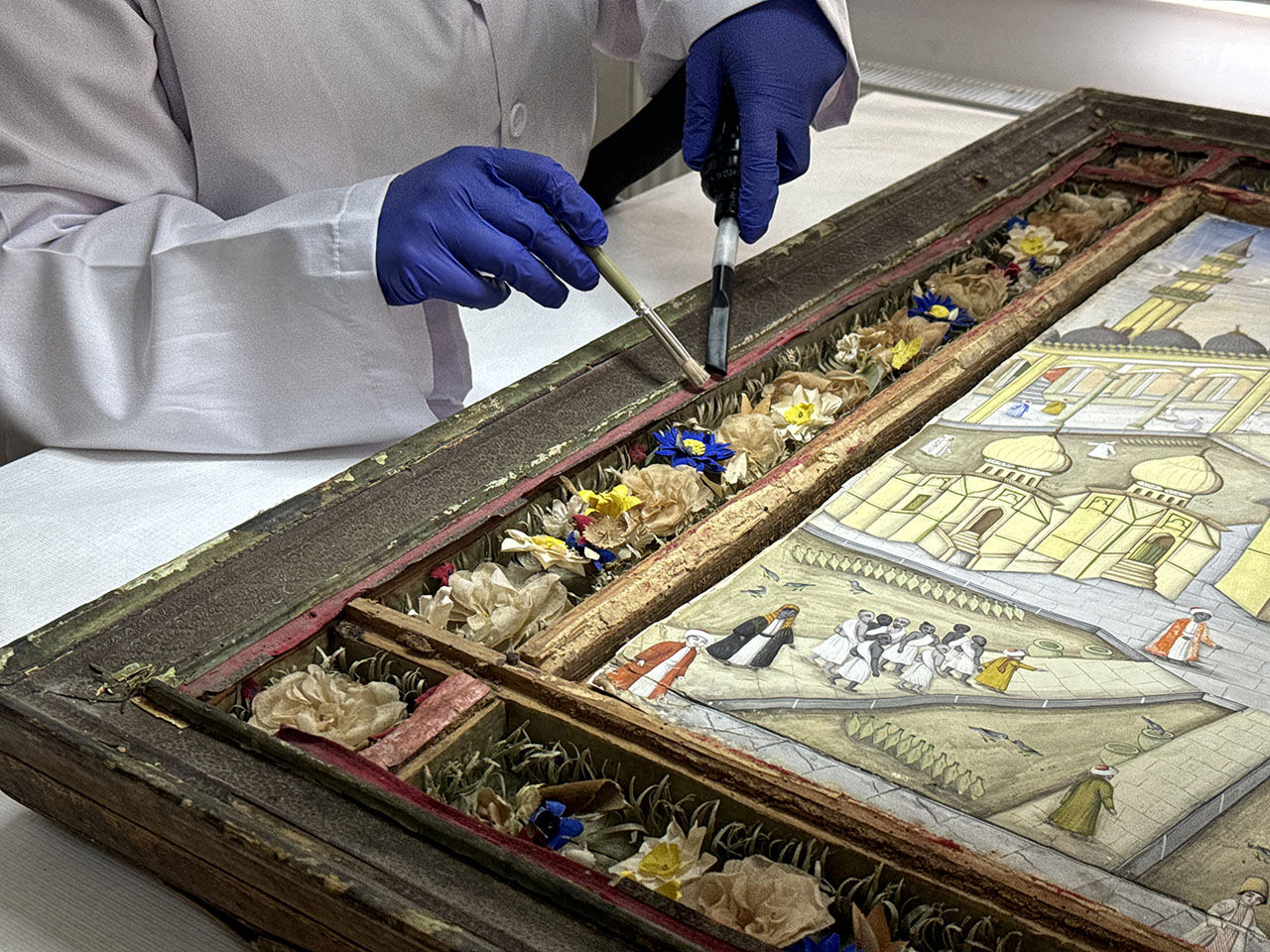 İlk defa gün yüzüne çıktı! Kabe'nin 200 yıllık nadide tablosu Topkapı Sarayı'nda bulundu İlk defa gün yüzüne çıktı! Kabe'nin 200 yıllık nadide tablosu Topkapı Sarayı'nda bulundu - 2. Resim