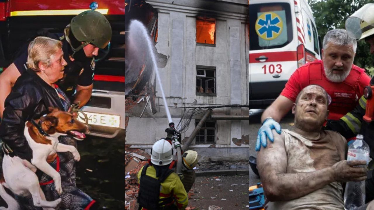 Putin'in intikam saldırısı Harkov'u vurdu! Peş peşe Shahed Drone’ları, KAB bombaları şehri yerle bir etti: Bilanço artıyor Putin'in intikam saldırısı Harkov'u vurdu! Peş peşe Shahed Drone’ları, KAB bombaları şehri yerle bir etti: Bilanço artıyor