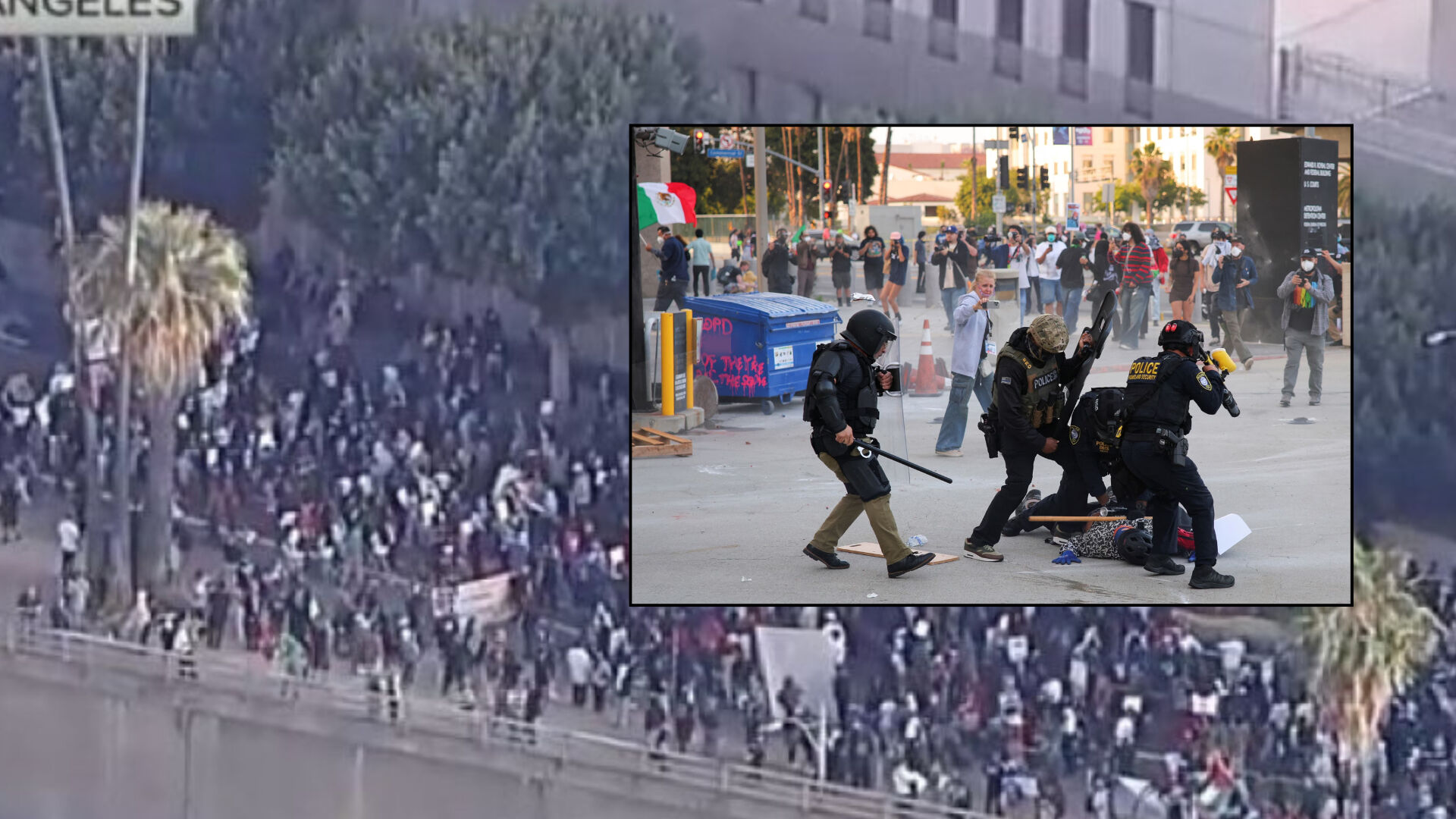 ABD'de ortalık karıştı! Halk sokağa indi, polis sert müdahale ediyor ABD'de ortalık karıştı! Halk sokağa indi, polis sert müdahale ediyor - 3. Resim