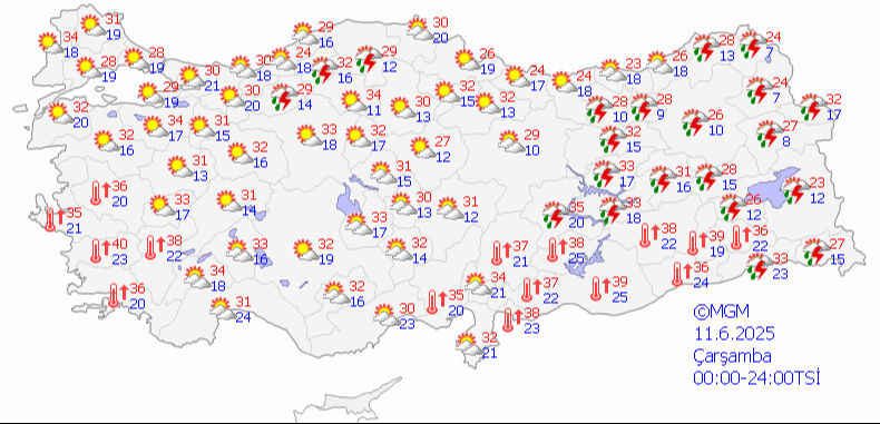 Kavurucu sıcaklar için tarih verildi! Meteoroloji gün gün açıkladı - 2. Resim