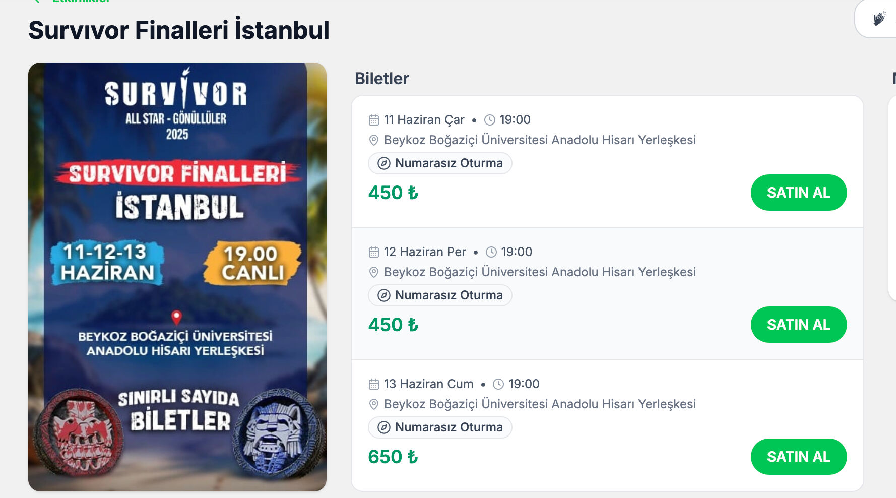 Survivor All Star'da final için geri sayım başladı! Survivor final bilet fiyatları ne kadar? Survivor All Star'da final için geri sayım başladı! Survivor final bilet fiyatları ne kadar? - 2. Resim