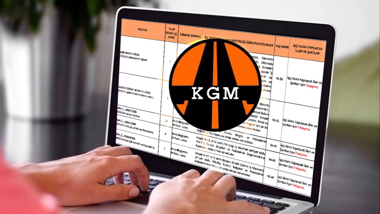 Karayolları Genel Müdürlüğü işçi alımı yapıyor! KGM kadrolu işçi alımları ne zaman yapılacak? Karayolları Genel Müdürlüğü işçi alımı yapıyor! KGM kadrolu işçi alımları ne zaman yapılacak?