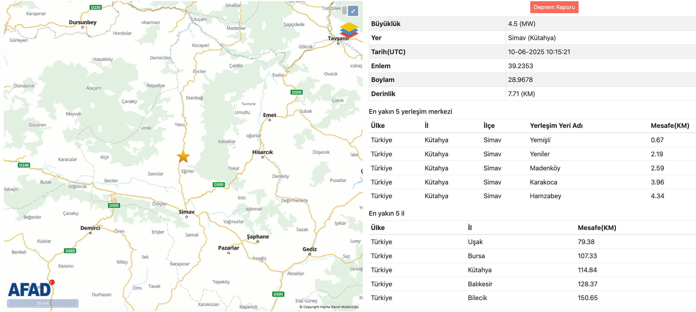 Kütahya deprem son dakika! Kütahya deprem mi oldu, kaç şiddetinde? Kütahya deprem son dakika! Kütahya deprem mi oldu, kaç şiddetinde? - 2. Resim
