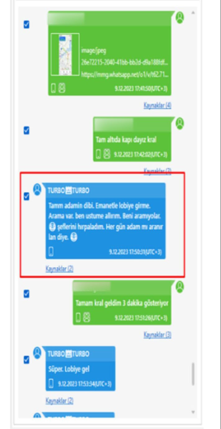 Polis memuru şehit edilmişti: Ruhsatsız silah çetesinden Survivor Turabi çıktı: Yazışmaları olay oldu Polis memuru şehit edilmişti: Ruhsatsız silah çetesinden Survivor Turabi çıktı: Yazışmaları olay oldu - 2. Resim