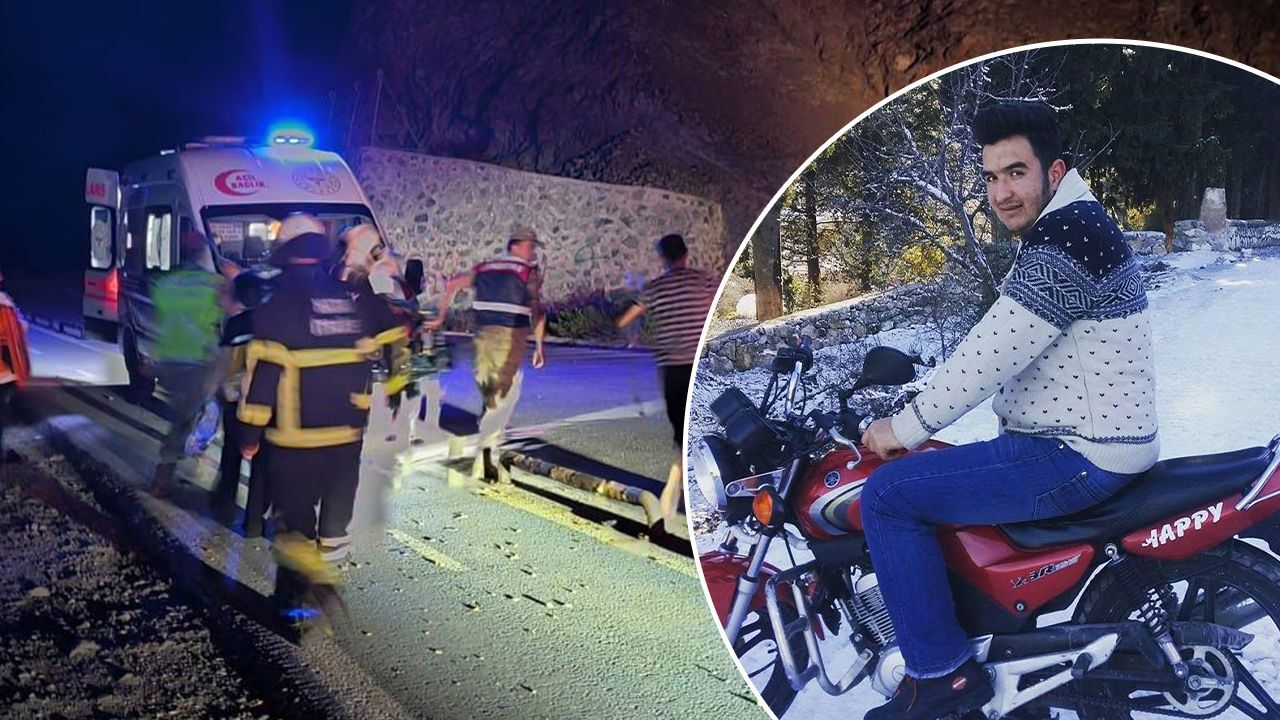 Ölüm virajı! Uçurumdan uçan motosikletli hayatını kaybetti Ölüm virajı! Uçurumdan uçan motosikletli hayatını kaybetti