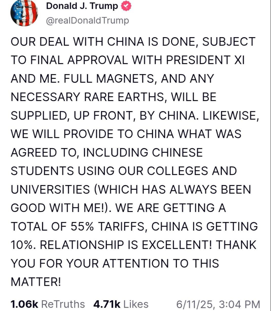 Trump bombayı patlattı: Çin ile anlaşma tamam! Trump bombayı patlattı: Çin ile anlaşma tamam! - 1. Resim