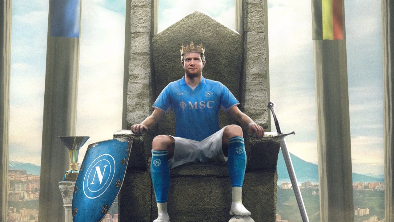 Fenerbahçe'nin ilgisi vardı! Kevin De Bruyne resmen Napoli'de Fenerbahçe'nin ilgisi vardı! Kevin De Bruyne resmen Napoli'de