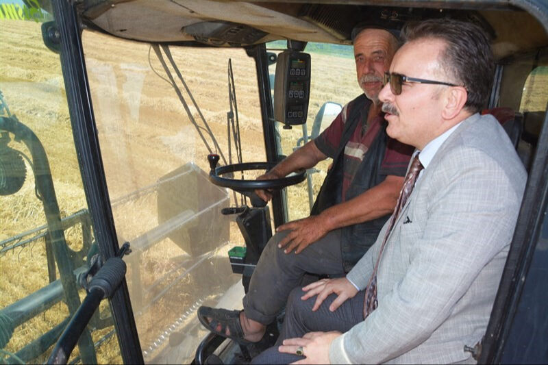 Çiftçi için bereketli olsun! Hasat başladı - 1. Resim