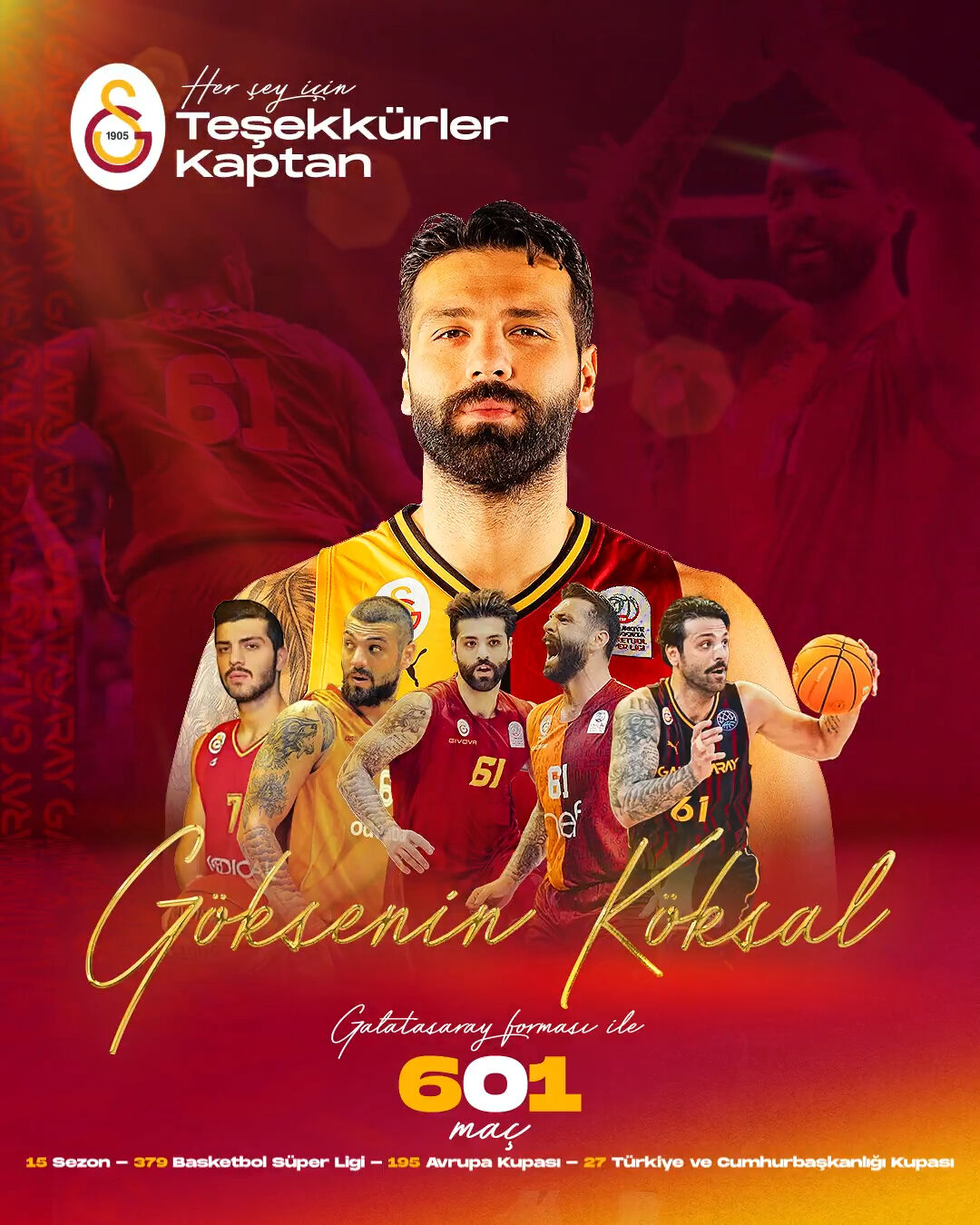 Galatasaray'da veda zamanı! Göksenin Köksal ile yollar ayrıldı Galatasaray'da veda zamanı! Göksenin Köksal ile yollar ayrıldı - 2. Resim
