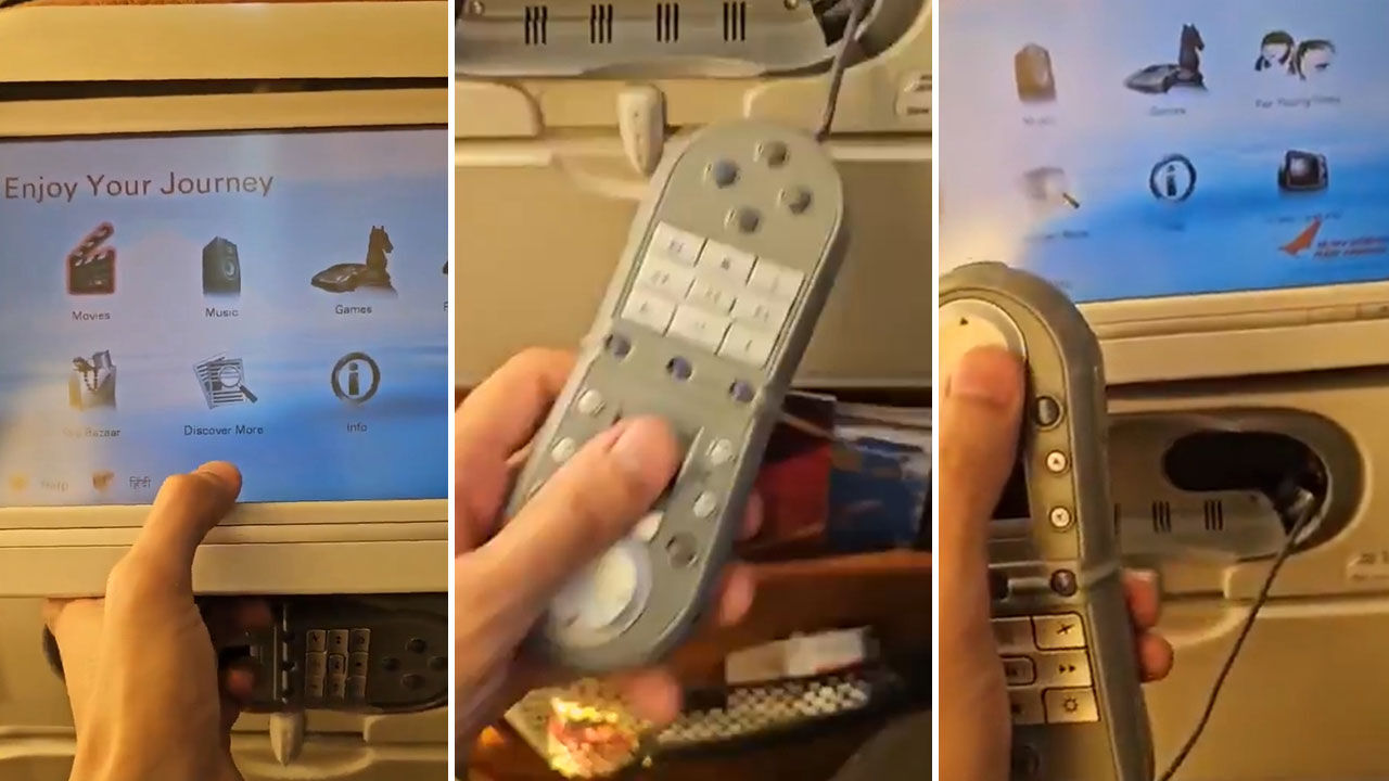 Hindistan'da düşen uçağın içinden çekilen görüntü kafaları karıştırdı!  Hindistan'da düşen uçağın içinden çekilen görüntü kafaları karıştırdı!