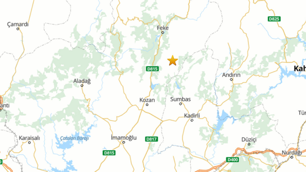 Adana'da son dakika korkutan deprem - 1. Resim