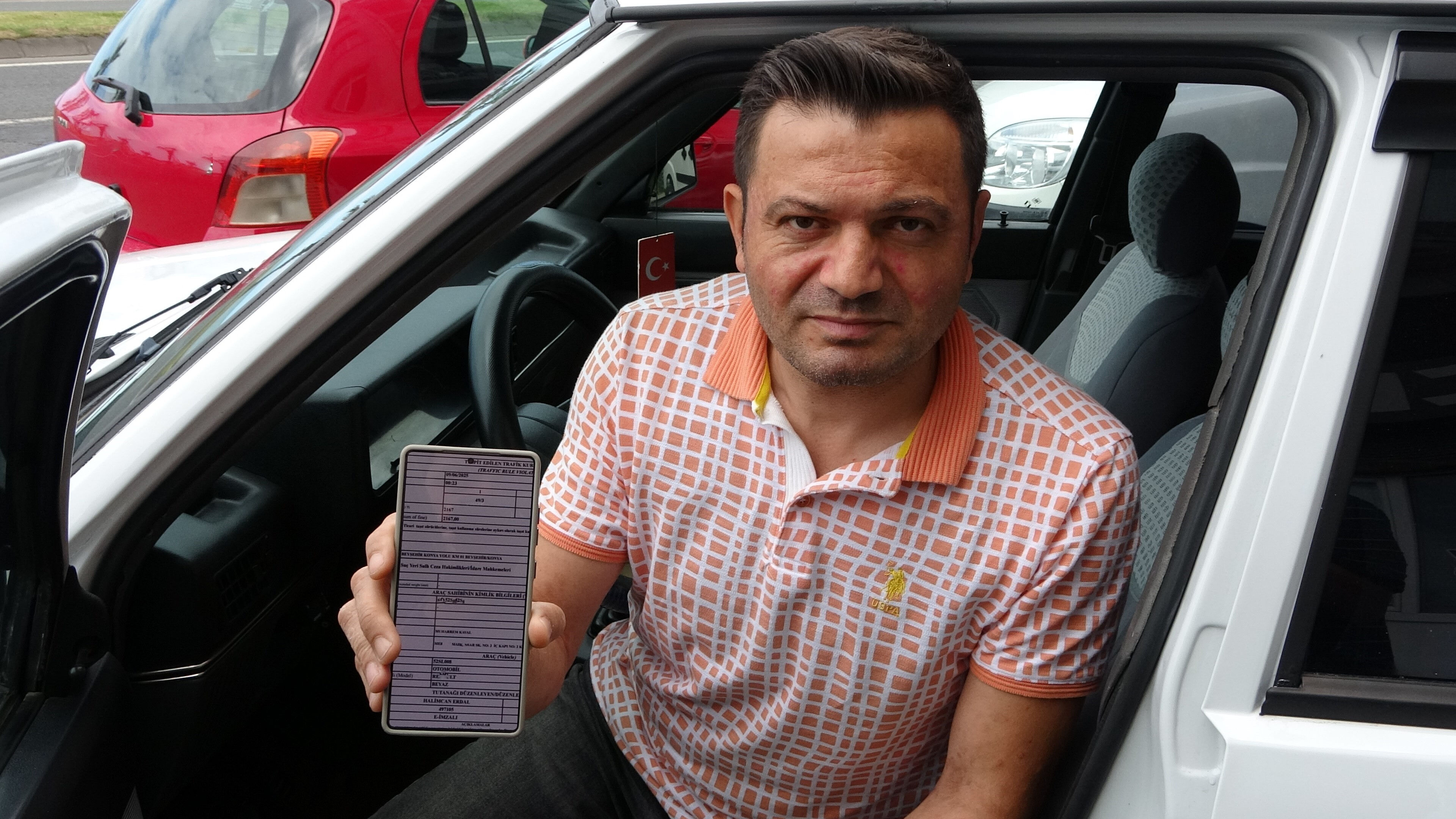 20 gün önce satın aldı! Hiç kullanmadığı araca, 800 kilometre öteden ceza geldi - 1. Resim